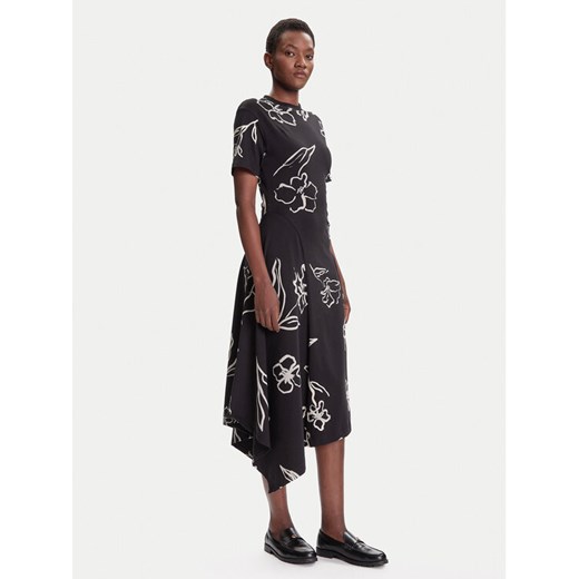 Desigual Sukienka codzienna Calma 25WWVK44 Czarny Regular Fit ze sklepu MODIVO w kategorii Sukienki - zdjęcie 184749479
