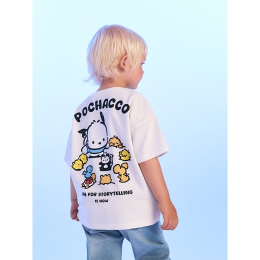 Reserved - T-shirt Pochacco - złamana biel ze sklepu Reserved w kategorii Odzież dla niemowląt - zdjęcie 184749916