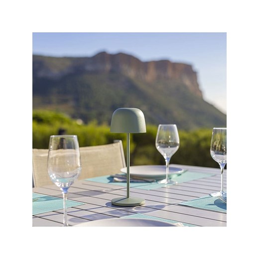 lumisky Lampa stołowa LED "Sophia" w kolorze zielonym - wys. 28 x Ø 11 Lumisky onesize Limango Polska okazja