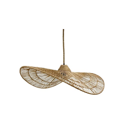 lumisky Lampa wisząca &quot;Marbella&quot; w kolorze jasnobrązowym - 62,5 x 14 x 52,5 cm ze sklepu Limango Polska w kategorii Lampy sufitowe - zdjęcie 184750195
