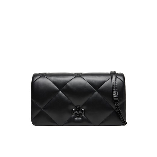Torebka Tory Burch Kira Diamond 170622 Czarny ze sklepu eobuwie.pl w kategorii Kopertówki - zdjęcie 184750318