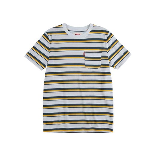Levi&apos;s Kids Koszulka w kolorze biało-granatowo-żółtym 104 promocyjna cena Limango Polska