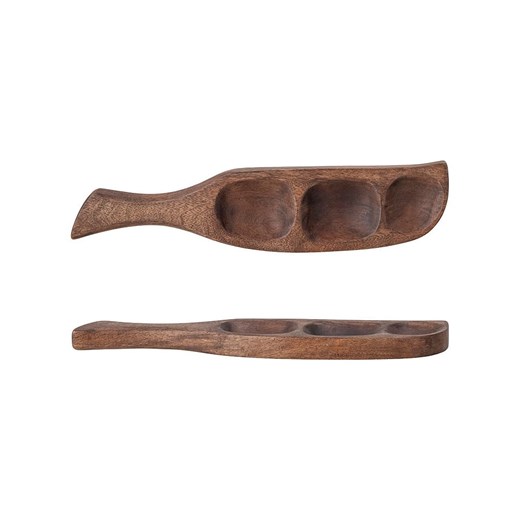 Bloomingville Misa &quot;Thorun&quot; w kolorze brązowym do serwowania - 45 x 27 x 14 cm ze sklepu Limango Polska w kategorii Misy i tace dekoracyjne - zdjęcie 184752269