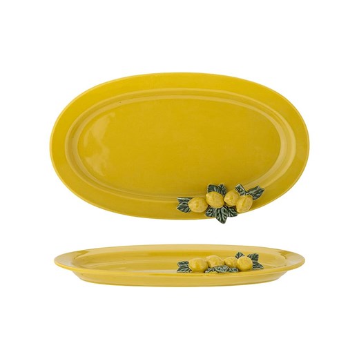 Bloomingville Półmisek &quot;Limone&quot; w kolorze żółtym - 36 x 21 x 5 cm ze sklepu Limango Polska w kategorii Misy i tace dekoracyjne - zdjęcie 184752416