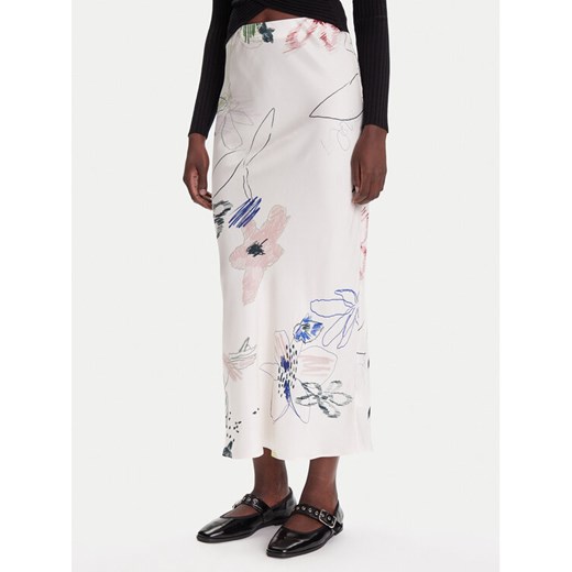 Desigual Spódnica maxi Paul 25WWFW07 Biały Regular Fit ze sklepu MODIVO w kategorii Spódnice - zdjęcie 184752957