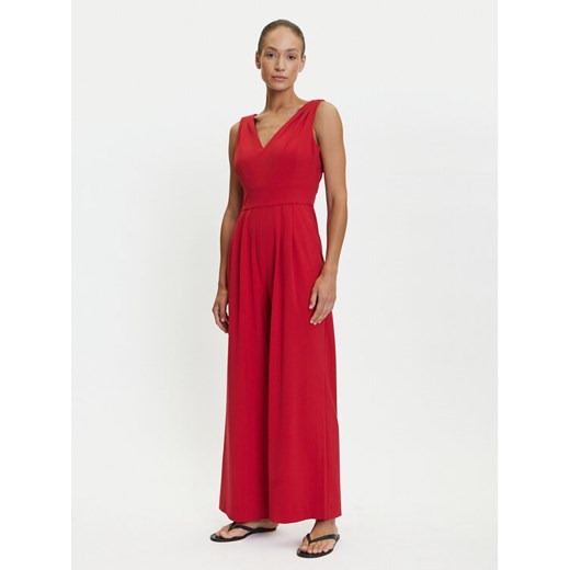 Tatuum Kombinezon Fang T2504.075 Czerwony Wide Leg ze sklepu MODIVO w kategorii Kombinezony damskie - zdjęcie 184752976