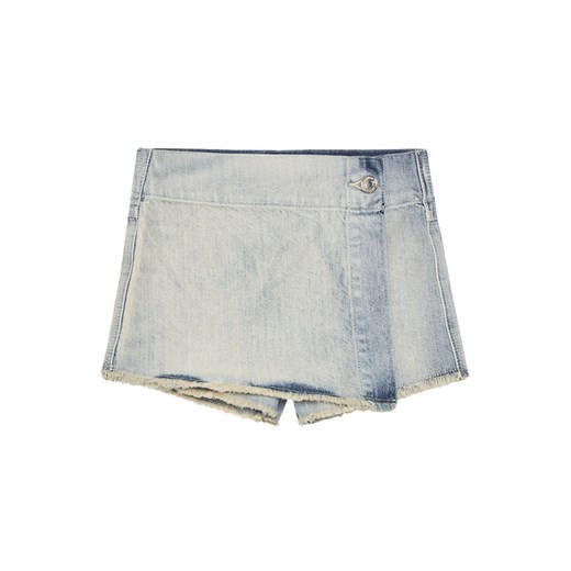 Guess Szorty jeansowe J5GD08 D45E0 Niebieski Regular Fit ze sklepu MODIVO w kategorii Spodenki dziewczęce - zdjęcie 184752999