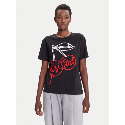 Desigual T-Shirt Berlin 25WWTK51 Czarny Regular Fit ze sklepu MODIVO w kategorii Bluzki damskie - zdjęcie 184753018