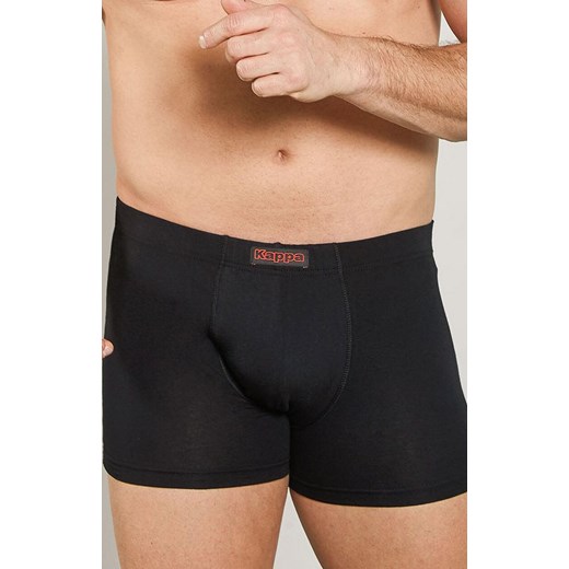 Bokserki męskie bawełniane czarne plus size Kappa K1201, Kolor czarny, Rozmiar 3XL, Kappa ze sklepu Primodo w kategorii Majtki męskie - zdjęcie 184755917