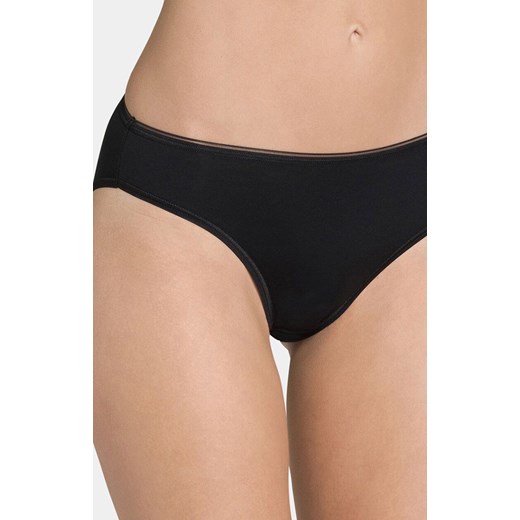 Sloggi figi damskie Feel Sensational Tai 10143034-0004, Kolor czarny, Rozmiar 38, Sloggi ze sklepu Primodo w kategorii Majtki damskie - zdjęcie 184756315