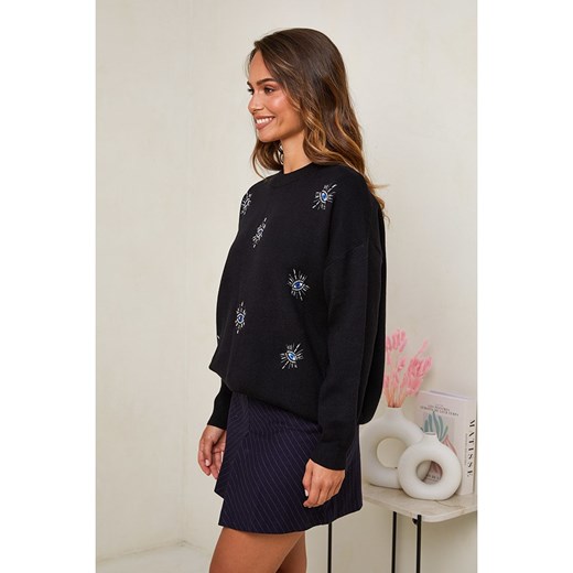 Soft Cashmere Sweter w kolorze czarnym Soft Cashmere 34/36 promocyjna cena Limango Polska