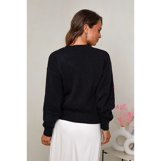 Soft Cashmere Sweter w kolorze czarnym Soft Cashmere 38/40 Limango Polska wyprzedaż