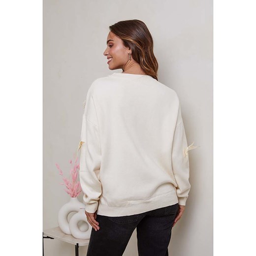Soft Cashmere Sweter w kolorze kremowym Soft Cashmere 34/36 okazyjna cena Limango Polska