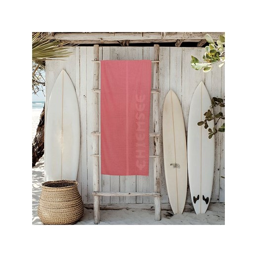 Chiemsee Ręcznik plażowy w kolorze koralowym Chiemsee 90x180 cm okazja Limango Polska