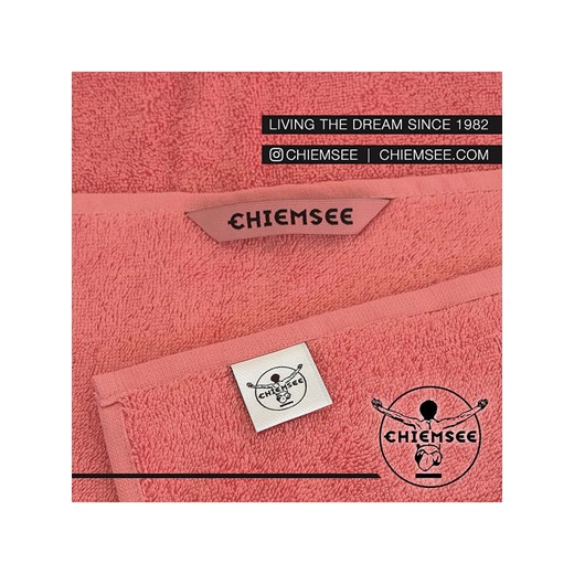 Chiemsee Ręcznik plażowy w kolorze koralowym Chiemsee 90x180 cm okazyjna cena Limango Polska