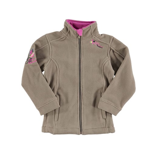 Peak Mountain Kurtka polarowa w kolorze szarobrązowym ze sklepu Limango Polska w kategorii Kurtki dziewczęce - zdjęcie 184757487