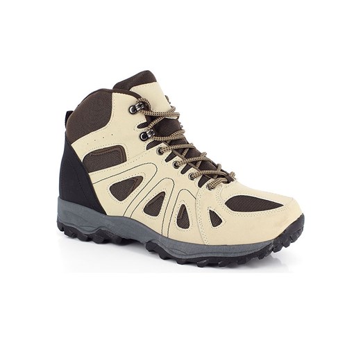 Kimberfeel Botki turystyczne "Hido" w kolorze beżowym - id: 7568668 - marki Kimberfeel - 184757585 Kimberfeel Botki turystyczne "Hido" w kolorze beżowym ze sklepu Limango Polska w kategorii Buty trekkingowe męskie - zdjęcie 184757585