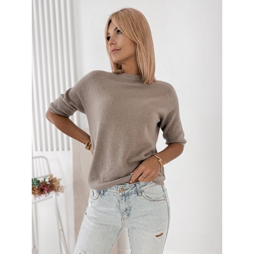 sweter castille ciemnobeżowy one size ONE SIZE UBRA