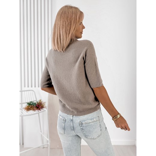 sweter castille ciemnobeżowy one size ONE SIZE UBRA