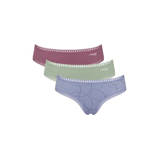 Sloggi 3-pack figi damskie Go Crush Hipster 10219671-V008, Kolor multicolour, Rozmiar XS, Sloggi ze sklepu Intymna w kategorii Majtki damskie - zdjęcie 184758077