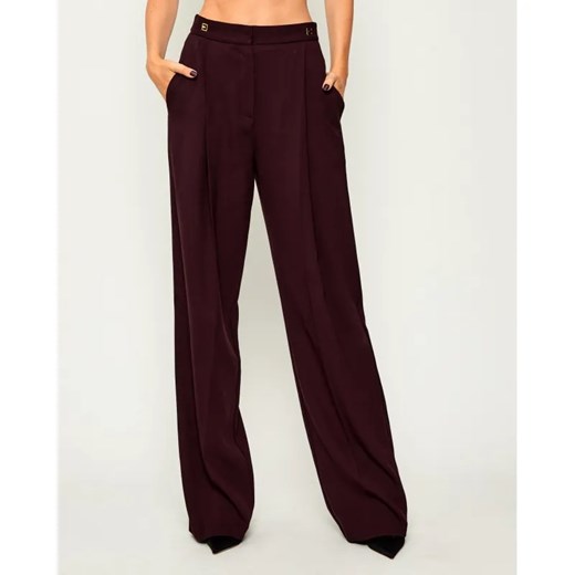 Elisabetta Franchi Spodnie | Relaxed fit | z dodatkiem wełny ze sklepu Gomez Fashion Store w kategorii Spodnie damskie - zdjęcie 184758465