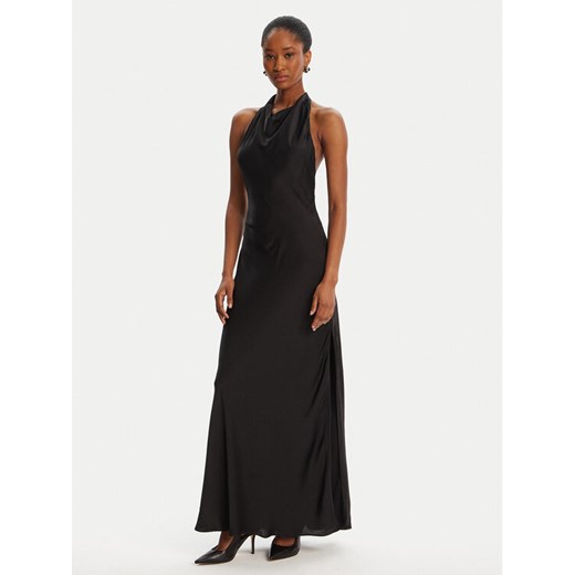 BARDOT Sukienka wieczorowa Similina Halter Maxi 59919DB Czarny Regular Fit ze sklepu MODIVO w kategorii Sukienki - zdjęcie 184758668