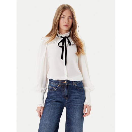 Luisa Spagnoli Koszula Lento 542516 Écru Regular Fit ze sklepu MODIVO w kategorii Koszule damskie - zdjęcie 184758696