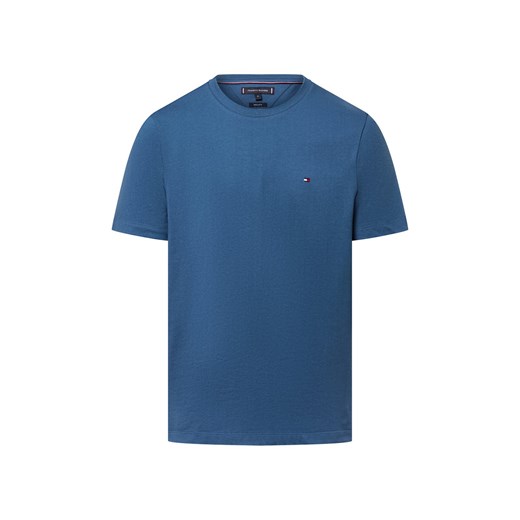 Tommy Hilfiger Koszulka męska Mężczyźni Bawełna indygo jednolity ze sklepu vangraaf w kategorii T-shirty męskie - zdjęcie 184758915