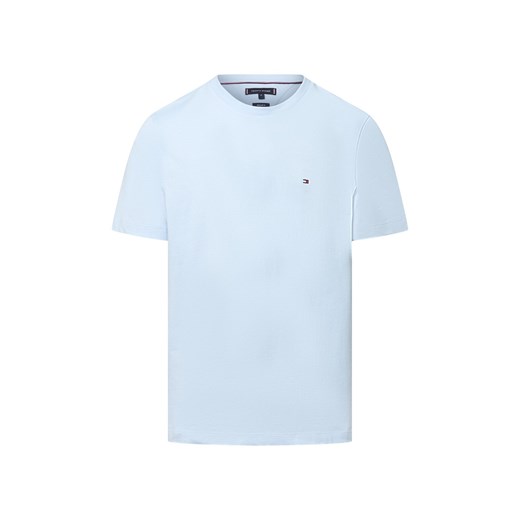 Tommy Hilfiger Koszulka męska Mężczyźni Bawełna jasnoniebieski jednolity ze sklepu vangraaf w kategorii T-shirty męskie - zdjęcie 184758916