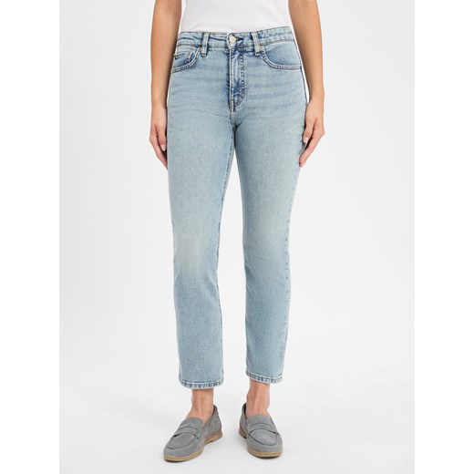 Lauren Ralph Lauren Dżinsy Kobiety Bawełna bielony jednolity ze sklepu vangraaf w kategorii Jeansy damskie - zdjęcie 184759009