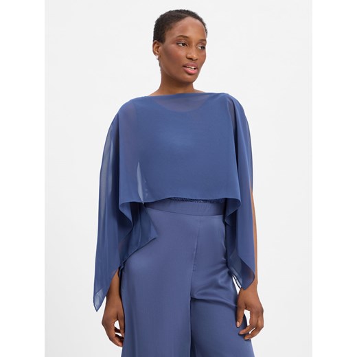 Swing Szyfonowa stuła damska Kobiety niebieski jednolity ze sklepu vangraaf w kategorii Szaliki i chusty damskie - zdjęcie 184759026