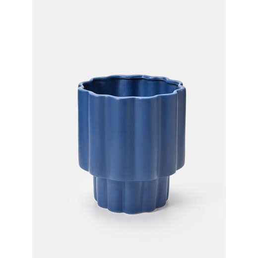 Sinsay - Ceramiczna doniczka - niebieski Sinsay One Size Sinsay
