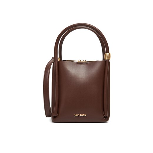 Torebka Gino Rossi CEO-SADE-LX10152 Brązowy ze sklepu eobuwie.pl w kategorii Torby Shopper bag - zdjęcie 184760109