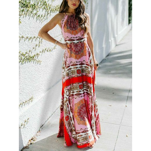 LA Angels Sukienka w kolorze jasnoróżowo-czerwonym La Angels L okazja Limango Polska