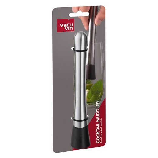 Vacu Vin Tamper w kolorze srebrno-czarnym do koktajli - dł. 20,5 cm Vacu Vin onesize Limango Polska okazyjna cena