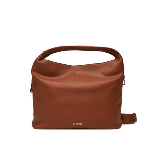 Torebka Liu Jo Esc L Hobo AF5057 E0058 Brązowy ze sklepu eobuwie.pl w kategorii Torby Shopper bag - zdjęcie 184761349