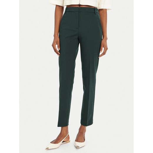 PINKO Spodnie materiałowe Bello 100155 A24D Zielony Regular Fit ze sklepu MODIVO w kategorii Spodnie damskie - zdjęcie 184761915