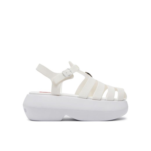 LOVE MOSCHINO Sandały JA16247I0II38100 Biały ze sklepu MODIVO w kategorii Sandały damskie - zdjęcie 184761997