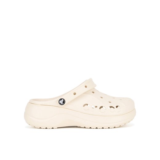 Crocs Klapki C-BAYA PLATFORM CLOG 208186-11S Beżowy ze sklepu MODIVO w kategorii Klapki damskie - zdjęcie 184762046