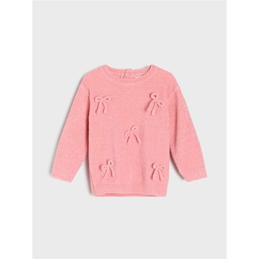 Sinsay - Sweter z kokardami - różowy ze sklepu Sinsay w kategorii Bluzy i swetry - zdjęcie 184763447
