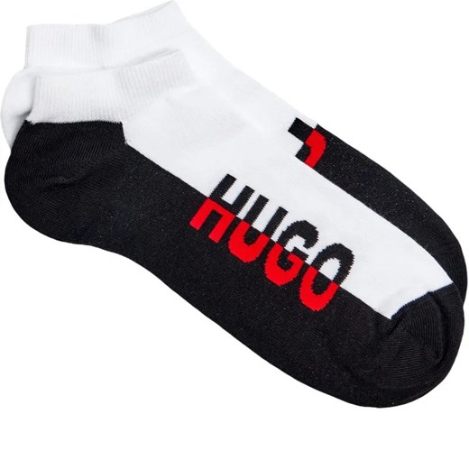 Hugo Bodywear Skarpety/stopki 2-pack BLOCK LOGO ze sklepu Gomez Fashion Store w kategorii Skarpetki męskie - zdjęcie 184763729
