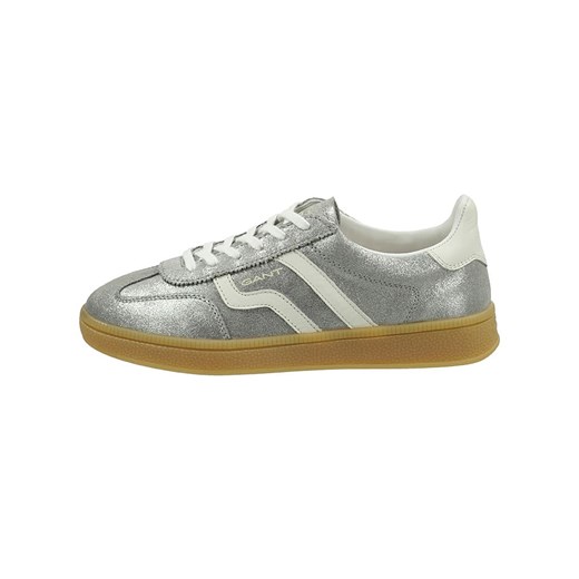 GANT Footwear Skórzane sneakersy w kolorze srebrnym ze sklepu Limango Polska w kategorii Buty sportowe męskie - zdjęcie 184764736