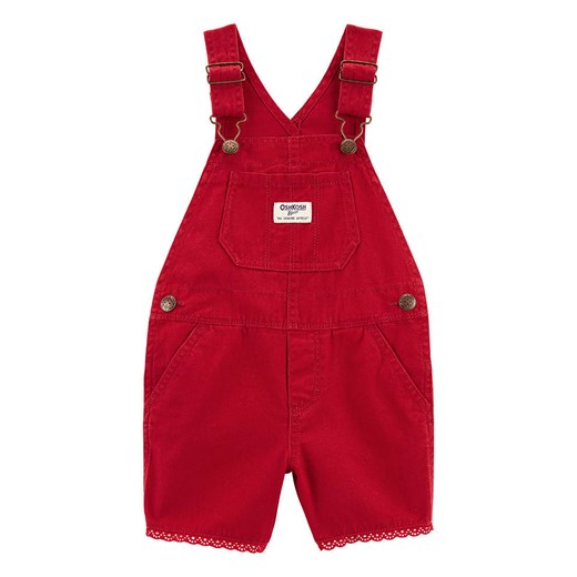 OshKosh Ogrodniczki w kolorze czerwonym ze sklepu Limango Polska w kategorii Kombinezony dziewczęce - zdjęcie 184764775