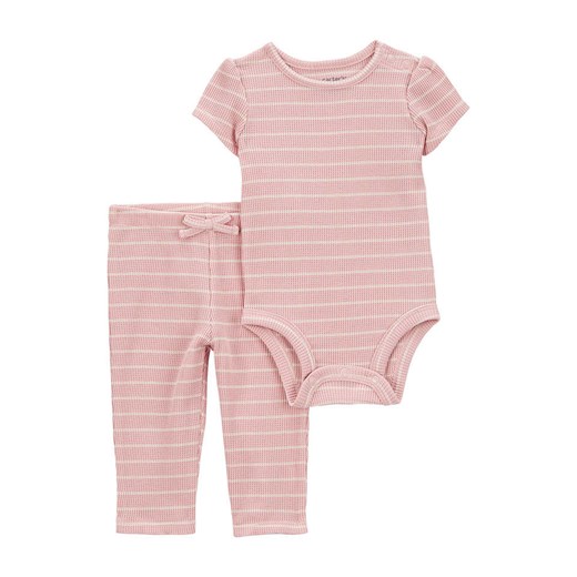 carter&apos;s 2-częściowy zestaw w kolorze jasnoróżowym ze sklepu Limango Polska w kategorii Body niemowlęce - zdjęcie 184764795