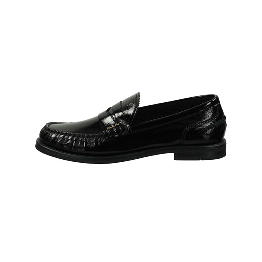 GANT Footwear Skórzane mokasyny &quot;Gracelyn&quot; w kolorze czarnym ze sklepu Limango Polska w kategorii Mokasyny damskie - zdjęcie 184764946