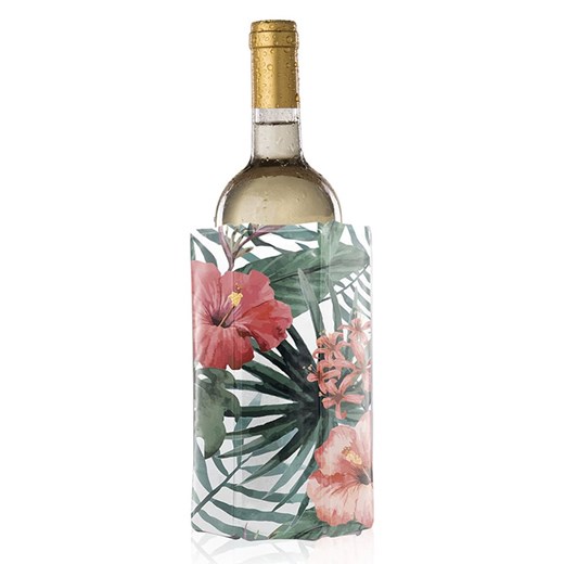 Vacu Vin Schładzacz w kolorze biało-zielono-różowym do wina - wys. 17,6 x Ø 9,5 cm ze sklepu Limango Polska w kategorii Naczynia - zdjęcie 184766066