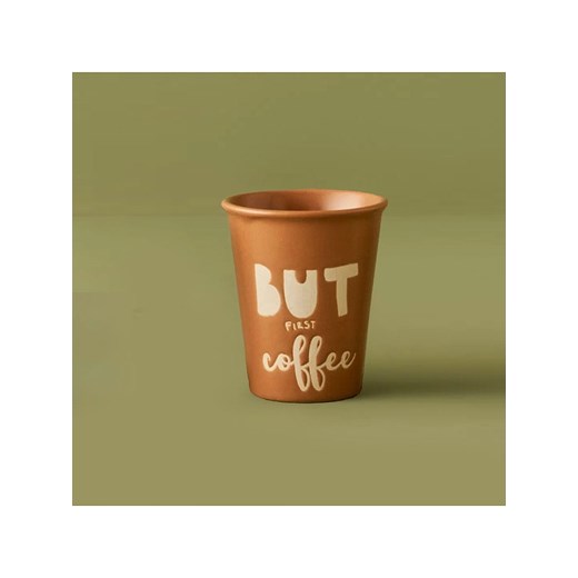 BELLA MAISON Kubek "First Espresso" w kolorze pomarańczowym do kawy - 100 ml - id: 17244423 - marki Bella Maison - 184766215 BELLA MAISON Kubek "First Espresso" w kolorze pomarańczowym do kawy - 100 ml ze sklepu Limango Polska w kategorii Naczynia - zdjęcie 184766215