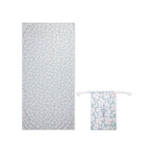 Swim Essentials Ręcznik plażowy &quot;Florish&quot; w kolorze zielonym - 180 x 90 cm ze sklepu Limango Polska w kategorii Ręczniki - zdjęcie 184766275