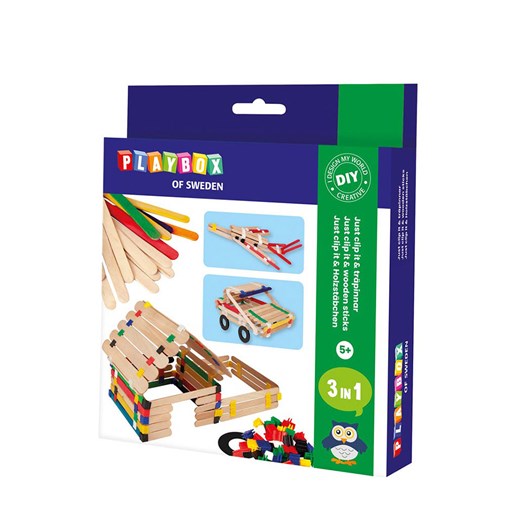 Playbox Zestaw kreatywny &quot;Just clip it&quot; - 5+ ze sklepu Limango Polska w kategorii Zabawki - zdjęcie 184766388
