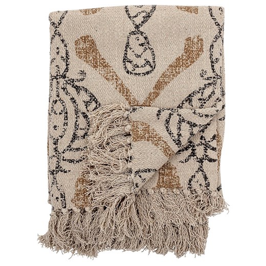 Bloomingville Pled &quot;Freddy&quot; w kolorze beżowym - 160 x 130 cm ze sklepu Limango Polska w kategorii Narzuty i kapy - zdjęcie 184766585